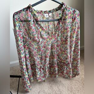 Gap Casual Floral Blouse